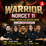 Warrior-NORCET 11 Final Regular Batch 2026 (Live + Recorded) by Adda247