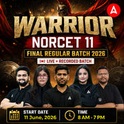 Warrior-NORCET 11 Final Regular Batch 2026 (Live + Recorded) by Adda247