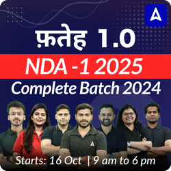 फ़तेह 1.0 - NDA -1 2025 Complete Live Batch By Adda 247