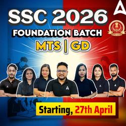 SSC 2026 FOUNDATION BATCH MTS & HAVALDAR | GD | ONLINE BATCH BY ADDA247 NORTHEAST