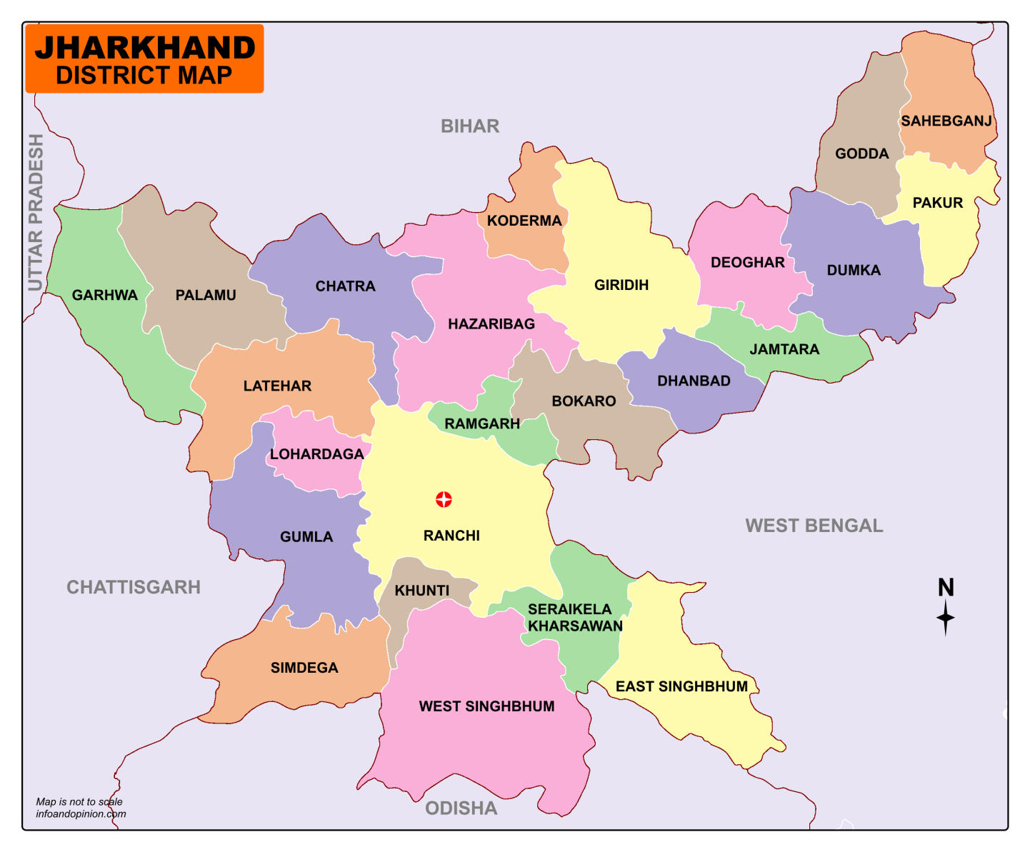 Jharkhand Map - ALL SUBJECT - Notes - Teachmint