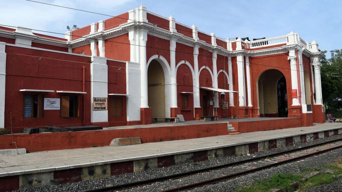 Watch | Royapuram railway station holds an impeccable place in Indian  railway history - The Hindu