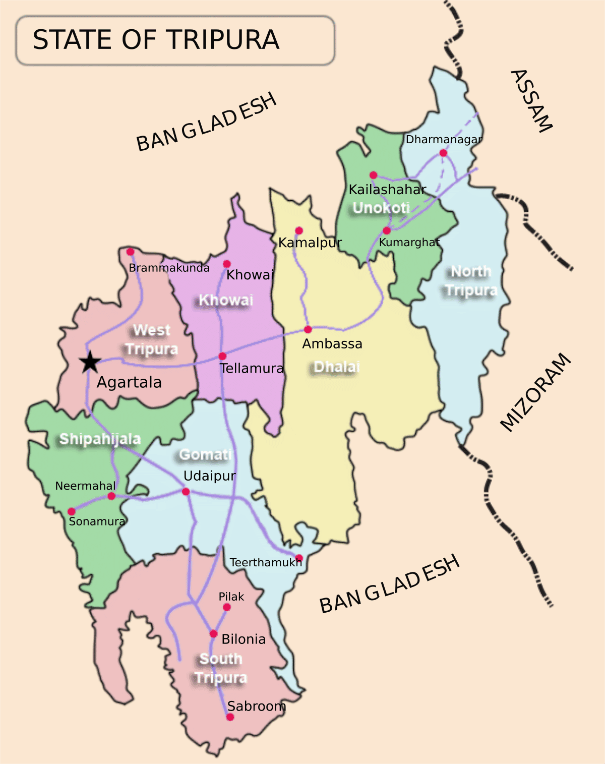 File:Tripura-district-map.svg - Wikipedia