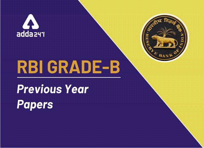 Rbi Grade B 2021 Download Previous Year Papers Pdfs
