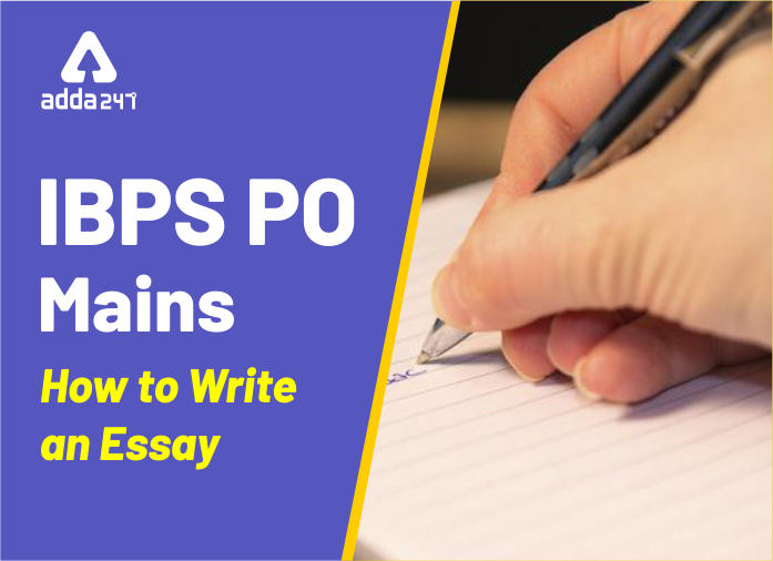 essay writing format for ibps po mains