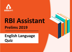 RBI Assistant Prelims English Daily Mock 6th February 2020 Sentence Improvement Practice Set