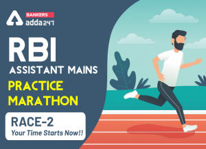 RBI Assistant Mains 2020 Practice Marathon- Race  2