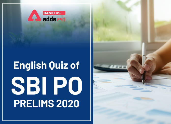English Quiz 29th May- English Quiz for SBI PO Prelims 2020_40.1