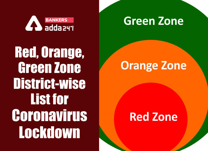 List of Red, Orange, Green Zone districts for Lockdown till 17 May_40.1