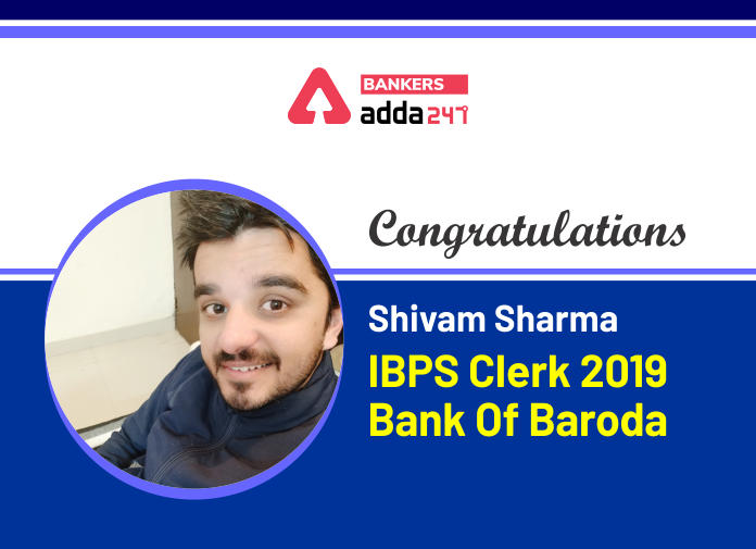 "Never lose your hope" says Shivam Sharma Selected as Clerk in Bank of Baroda_40.1