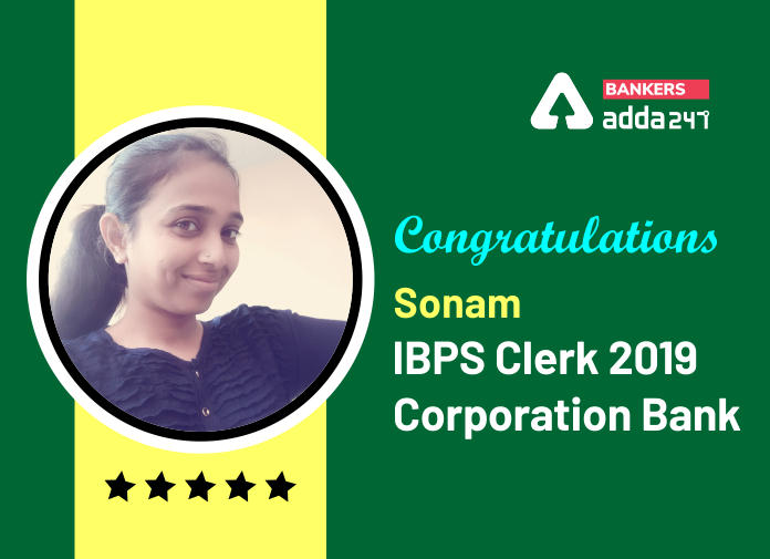 Success Story of Sonam Selected as IBPS Clerk in Corporation Bank_40.1
