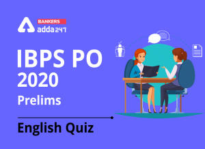 English Quiz for IBPS PO 2020, 11th August- Error Detection