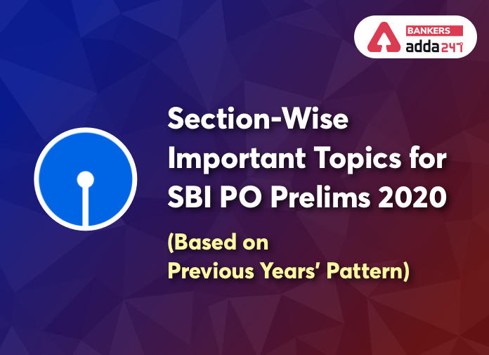 Important Topics Expected in SBI PO Prelims- Based on Last 2 Year's Exam Analysis_40.1