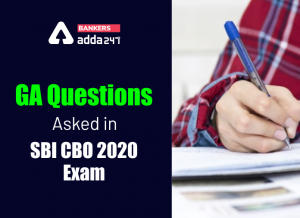 GA Questions asked in SBI CBO 2020 Exam