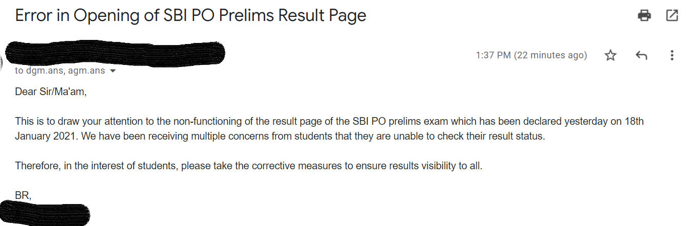 Unable to See SBI PO Prelims Results? We have Written To SBI, Check Details Here |_3.1