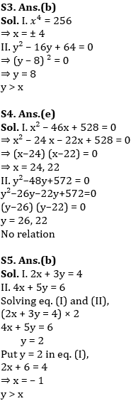 Quadratic Equations Basic Quantitative Aptitude Quiz for All Banking Exams- 04th May |_8.1