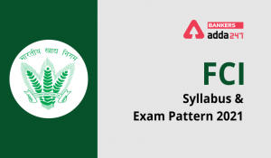 FCI syllabus & Exam Pattern 2021: Download Syllabus PDF For AGM