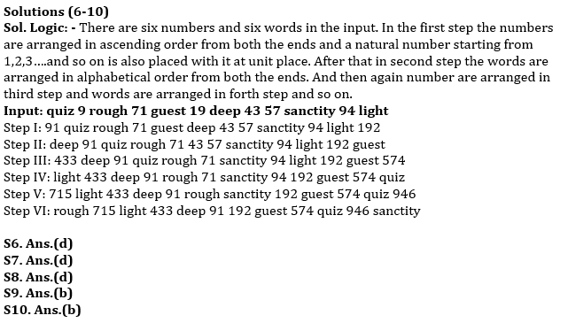 Reasoning Ability Quiz For SBI Clerk Mains 2021- 29th July |_5.1