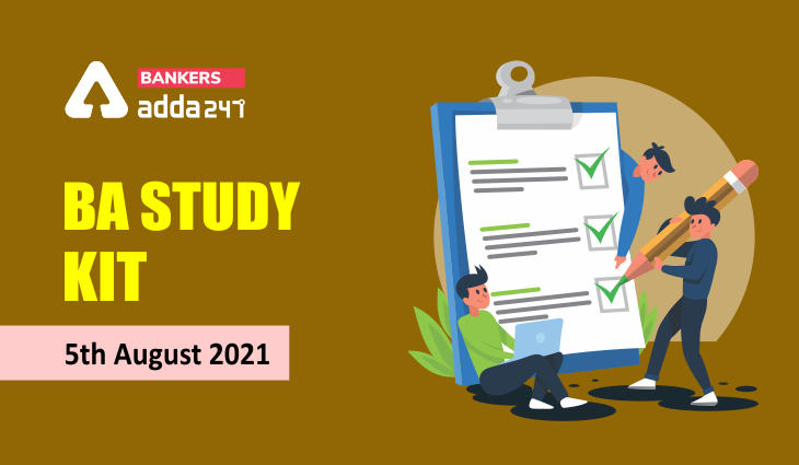 BA Study Kit: 5th August 2021 |_40.1