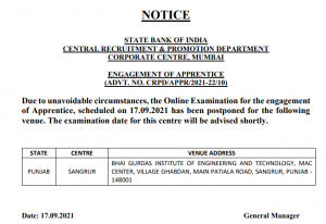 SBI Apprentice Admit Card 2021: SBI अपरेंटिस एडमिट कार्ड, Direct Link to Download Apprentice Call Letter | Latest Hindi Banking jobs_5.1