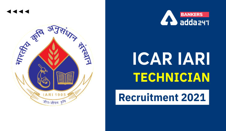 ICAR Technician Recruitment 2021 For 641 Technician Posts, Apply Online Last Date 20th January_40.1
