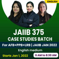 JAIIB 375 Case Study Batch | PPB + AFB + LRB | JAIIB JAN 2022 | English Live Classes by Adda247_40.1