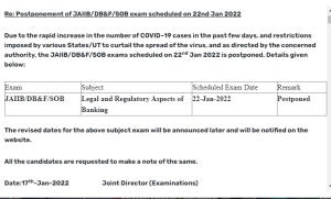 JAIIB Exam 2022 Postponed: Check Exam Dates |_4.1