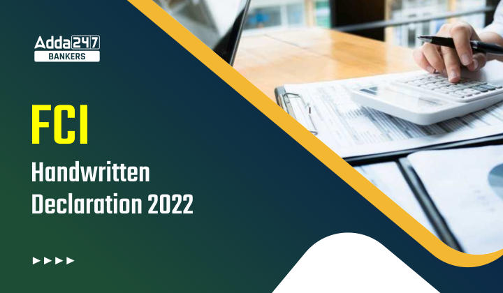 FCI Handwritten Declaration 2022 Sample Format PDF_40.1