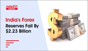 India’s forex reserves fall by $2.23 bn