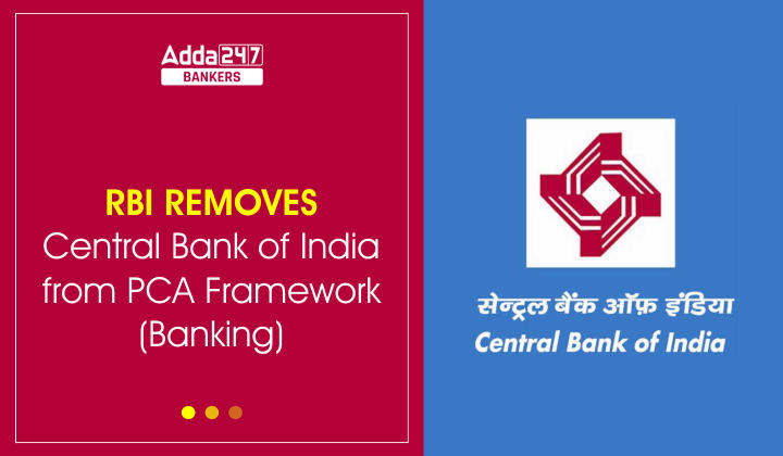 RBI removes Central Bank of India from PCA framework (Banking)_40.1