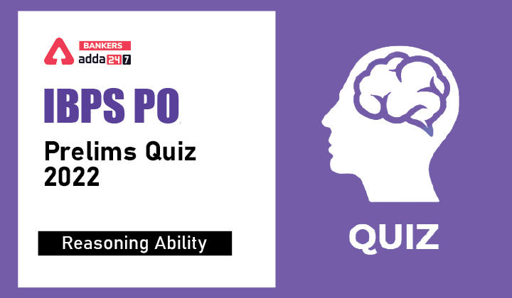 Reasoning Ability Quiz For IBPS PO Prelims 2022- 1st October_40.1