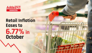 Retail inflation eases to 6.77% in October