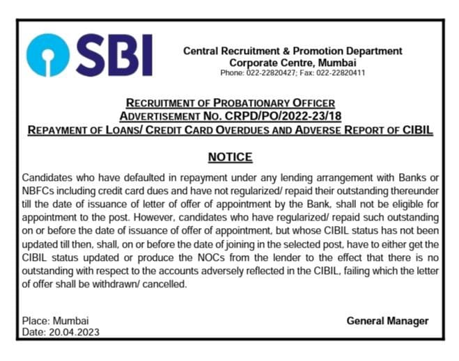 SBI PO Notification 2022 Call Letter Out, Exam Date For 1673 Posts |_3.1