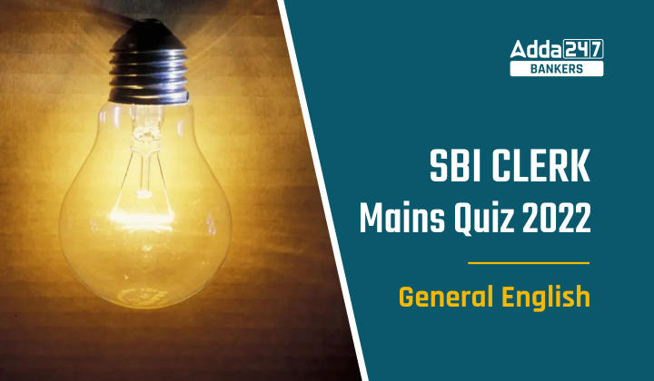 English Quizzes For SBI Clerk Mains 2022 – 25th December |_40.1