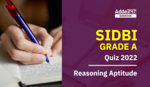 Reasoning Ability Quiz For SIDBI GRADE A 2023- 3rd January