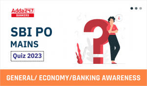 General Awareness Quiz for SBI PO Mains 2023- 26th January