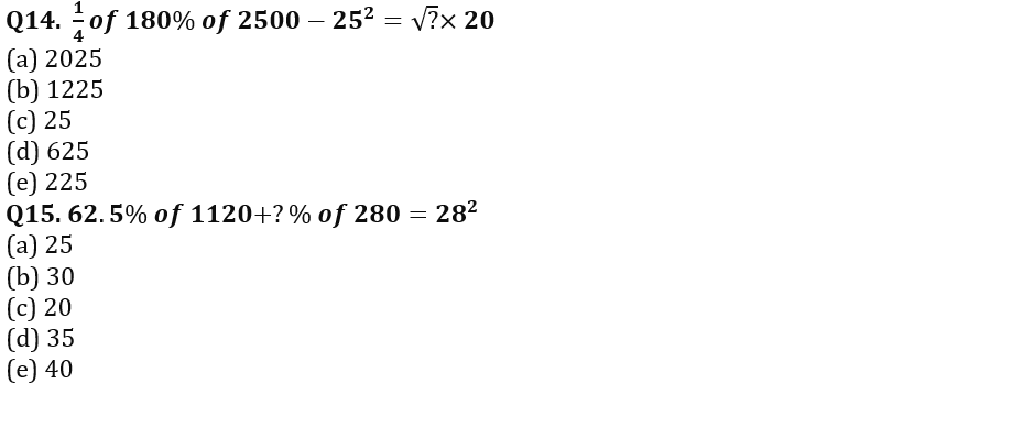 Quantitative Aptitude Quiz For SIDBI Grade A Prelims 2023- 26th January_6.1