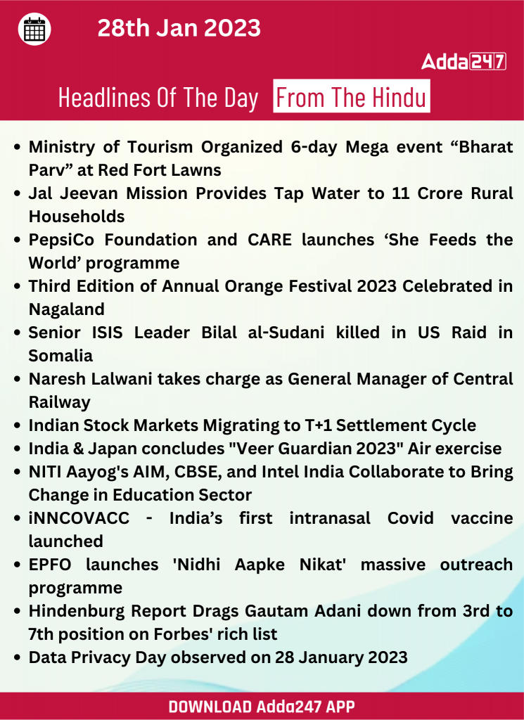 Daily Current Affairs 28th January 2023_17.1