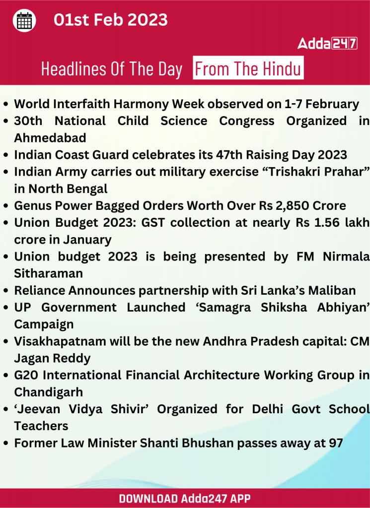 Daily Current Affairs 01st February 2023_16.1