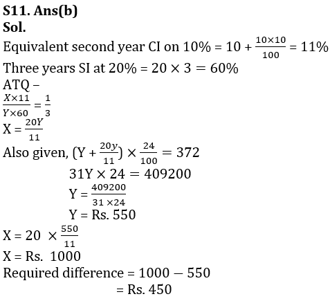 Quantitative Aptitude Quiz For RBI Grade B Phase 1 2023 -14th February_15.1