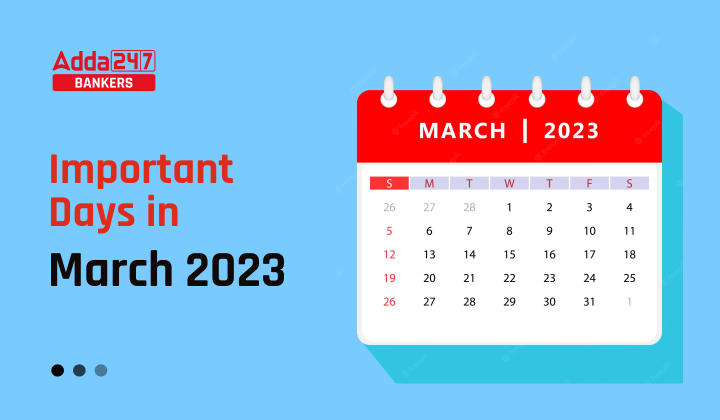 Important Days in March 2023: National & International Days_40.1