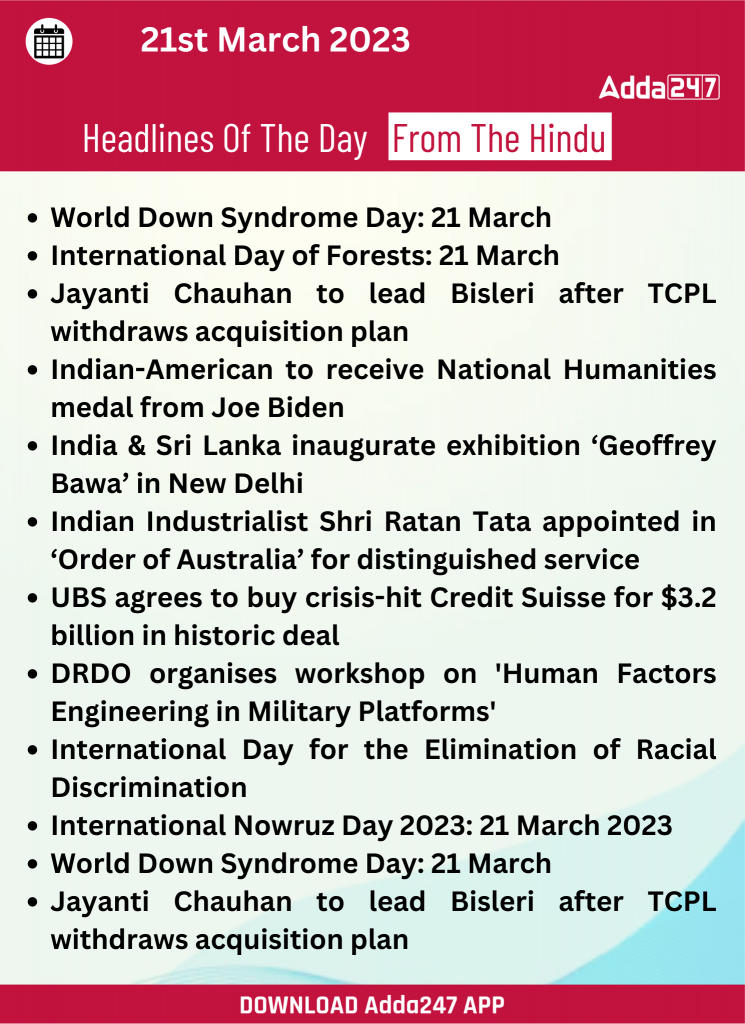 Daily Current Affairs 21st March 2023_14.1