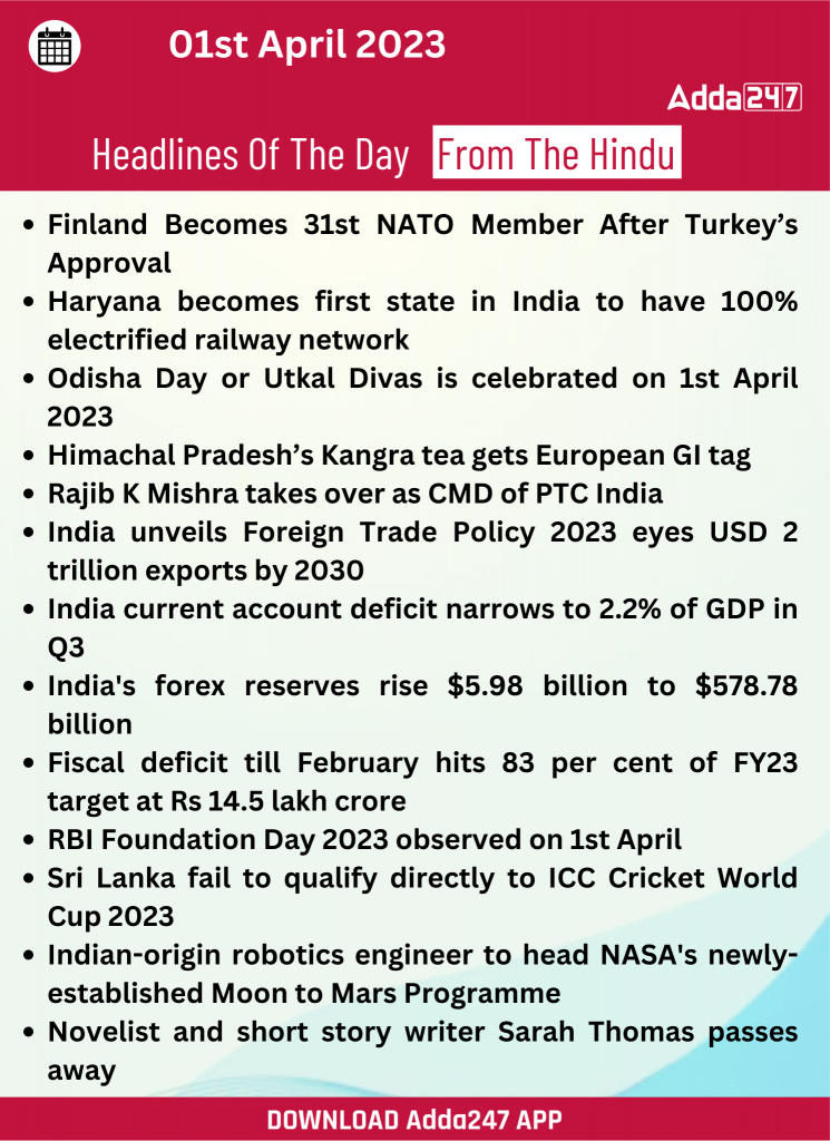 Daily Current Affairs 1st April 2023_19.1