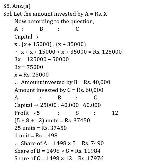 Quantitative Aptitude Quiz For Bank Foundation 202308th November