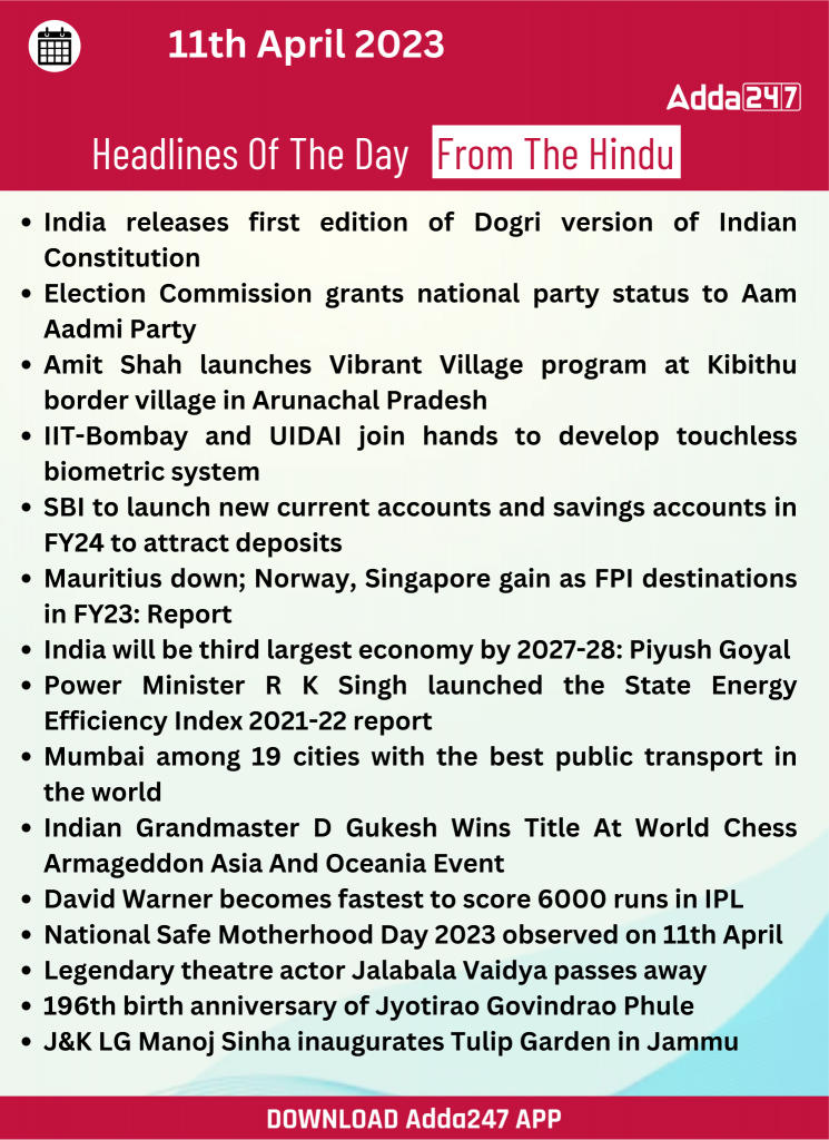 Daily Current Affairs 11th April 2023_22.1