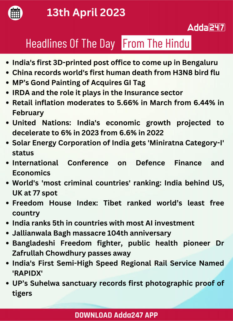 Daily Current Affairs 13th April 2023_21.1
