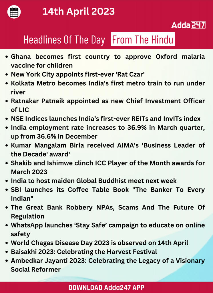 Daily Current Affairs 14th April 2023_19.1