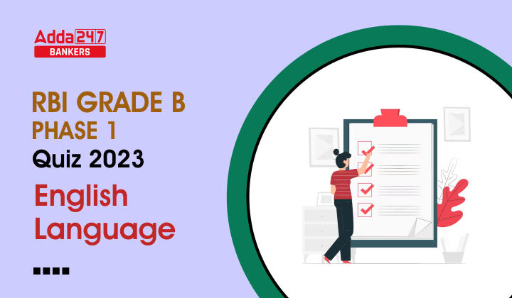 English Language Quiz For RBI Grade B Phase 1 2023 -03rd June |_40.1