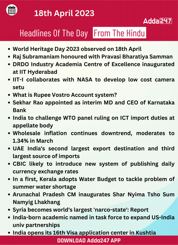 Daily Current Affairs 18th April 2023_18.1