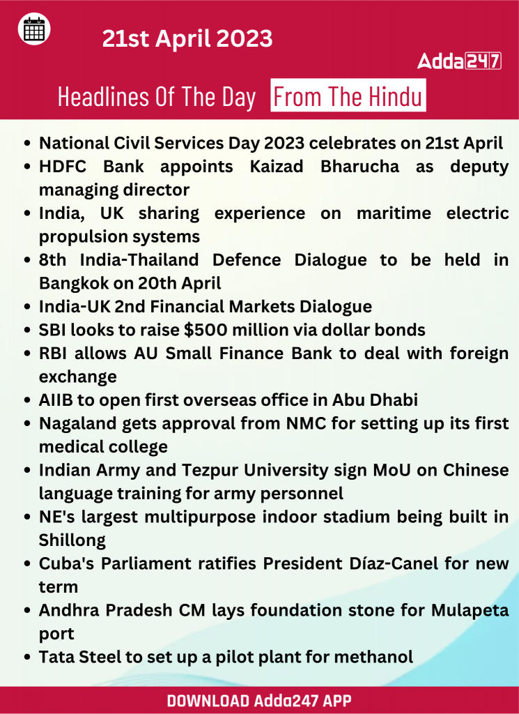 Daily Current Affairs 21st April 2023_18.1